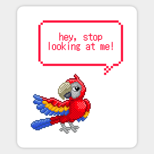 Pixel Chatter: The bird of Mockery Magnet